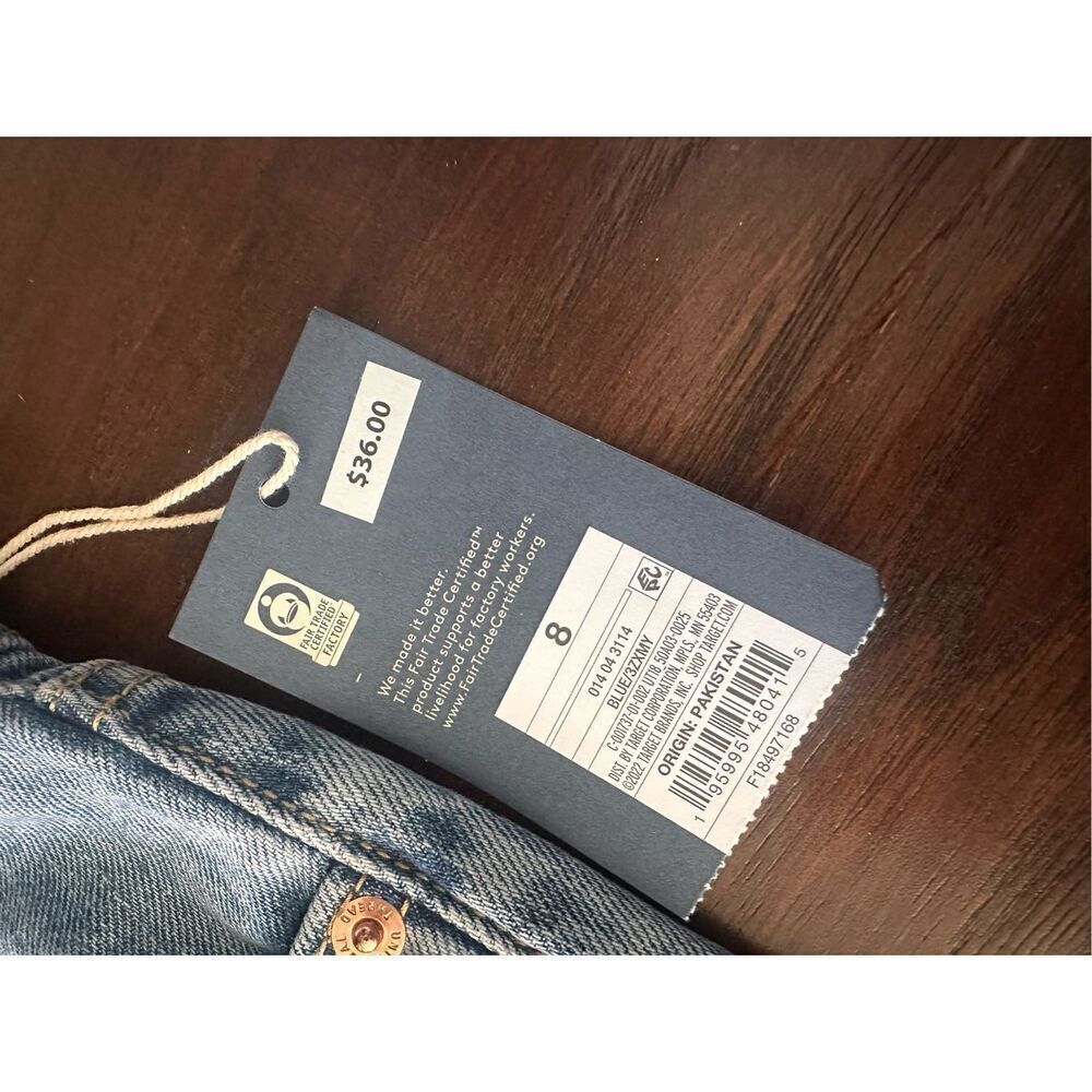 Target Universal Thread Patch Cotton Jeans size 8… - image 7